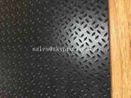 小さい米パターン ゴム製マットの黒い色は上を、1.5g/Cm3密度浮彫りにします