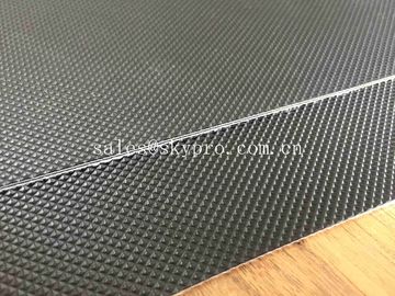 1.6mmブラック・ダイアモンド強い積載量をベルトを付ける織り目加工ライト ポリ塩化ビニールのコンベヤー