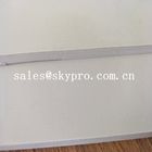 滑らかな乳液ゴム製シート ロール非有毒なシリコーンの柔らかい白SBRのゴム シート