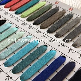 カー・シートおよびソファーのポリ塩化ビニールpuののどの革のためのセーム皮PUの総合的な革