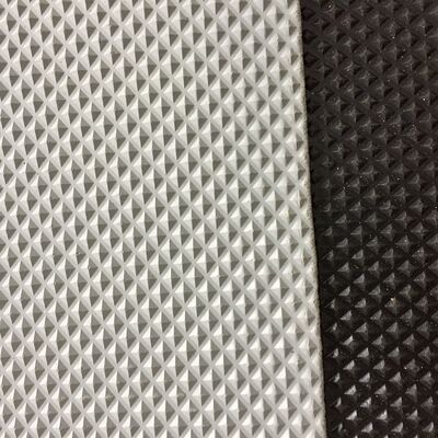 Anti-skidding Diamond and Pyramid Textured Rubber Mat 1.4M Width SBR Natural Rubber Flooring