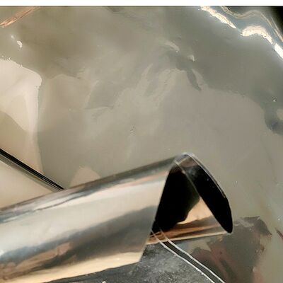 6ml 黒色低密度ポリエチレンプラスチックの建築フィルム